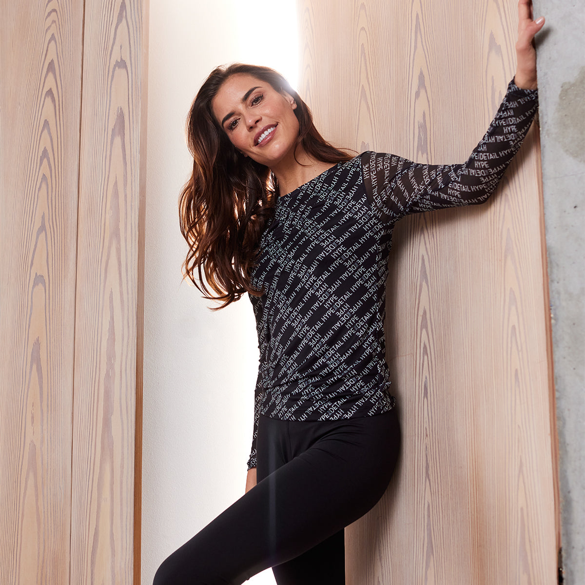 Hype The Detail Mesh bluse, sort - 320-1400 - 9 - Black