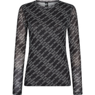 Hype The Detail Mesh bluse, sort - 320-1400 - 9 - Black