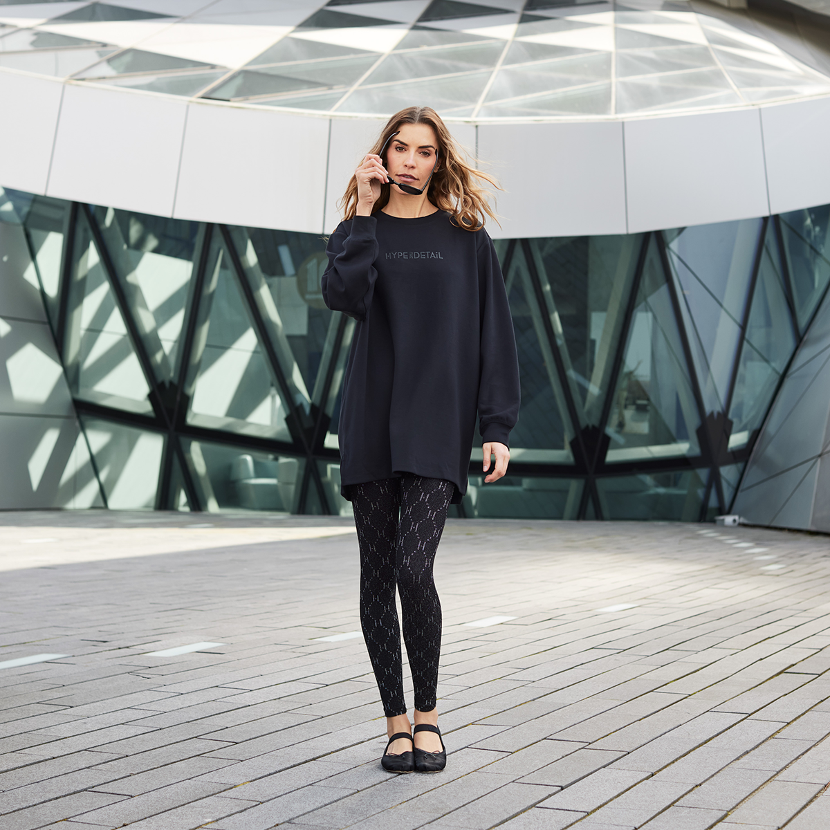 Hype The Detail Sweat bluse, sort - 3-550-14 - 9 - Black