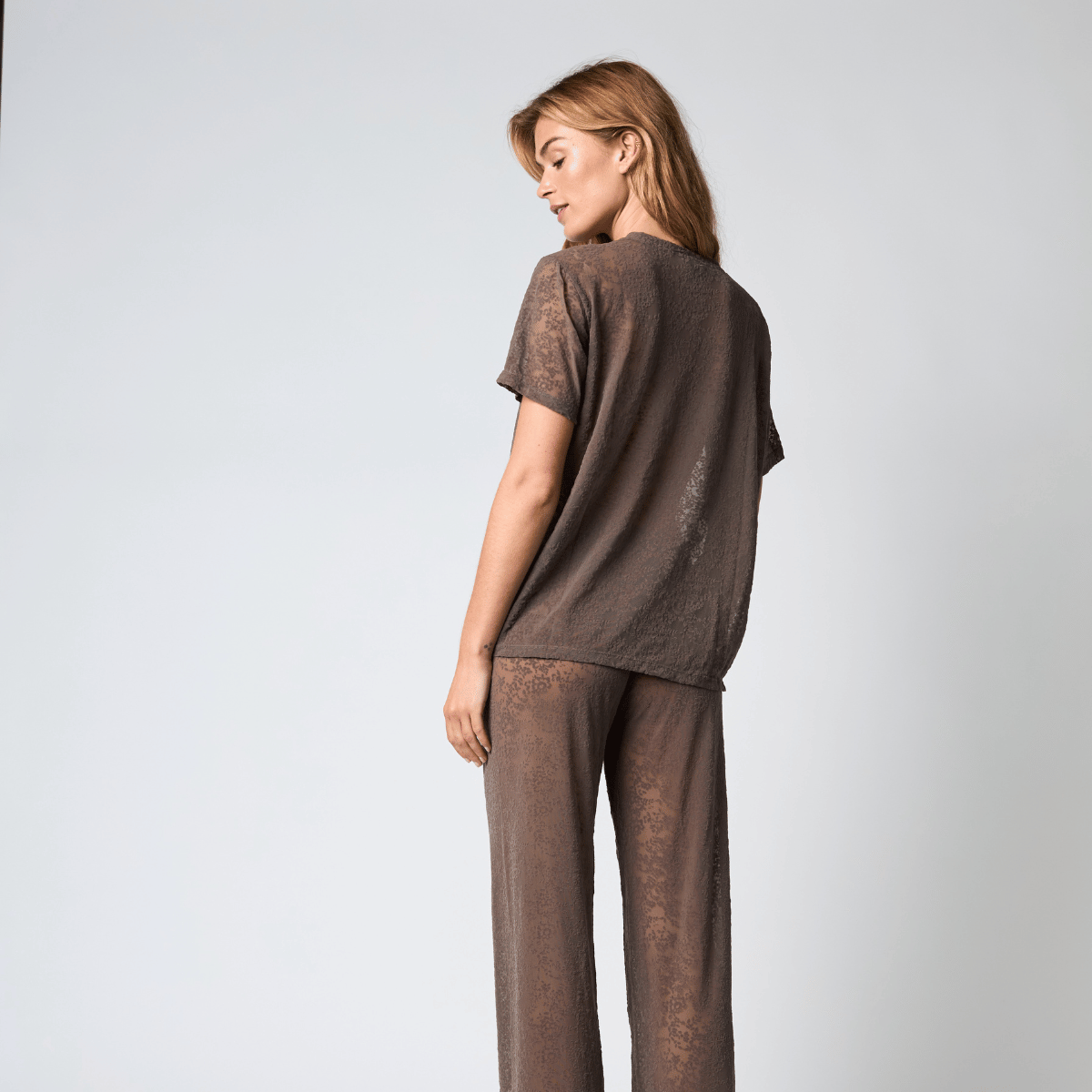 Hype The Detail t-shirt, brun - 3-852-25 - 02 - Brown