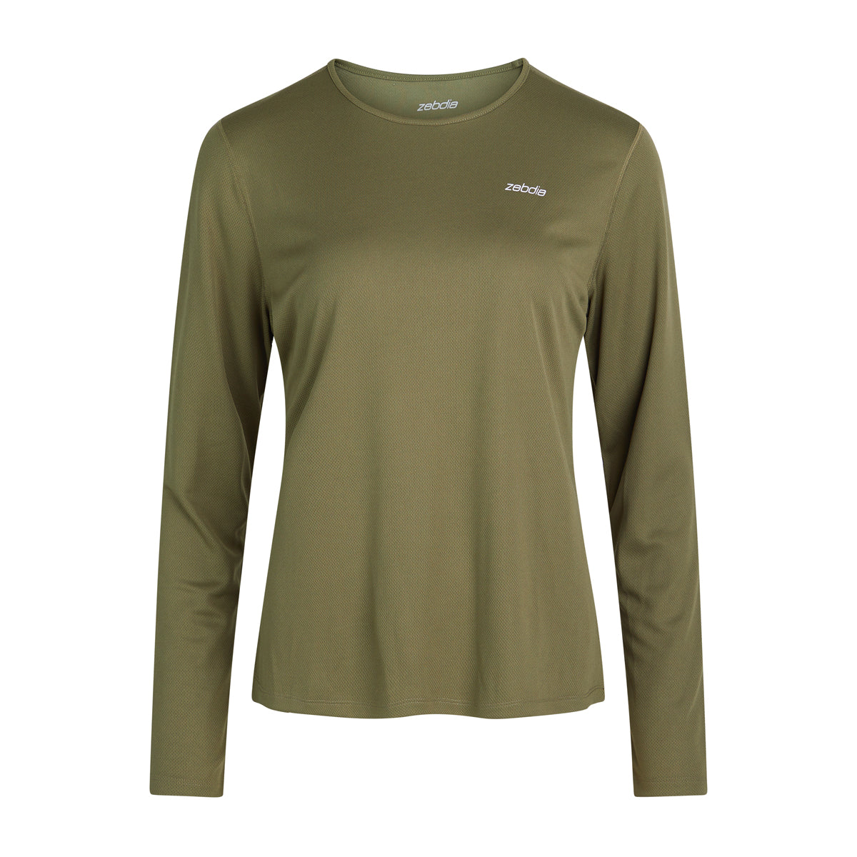Zebdia Sports bluse, grøn - 30002 - 0521 - Army