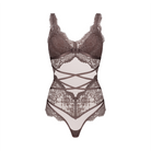 Hunkemöller Arabella bodystocking, brun - 300177 - Peppercorn - Peppercorn