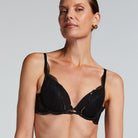 Hunkemöller Ruby BH med bøjle, sort - 300236 - Caviar - Caviar