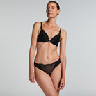 Hunkemöller Ruby BH med bøjle, sort - 300236 - Caviar - Caviar