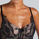 Hunkemöller Daphne BH med bøjle, sort - 300323 - Caviar - Caviar