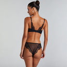 Hunkemöller Daphne BH med bøjle, sort - 300323 - Caviar - Caviar