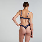 Hunkemöller Pearlene BH med bøjle, blå - 300328 - Blue Indigo - Blue Indigo
