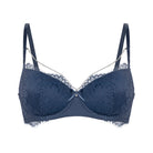 Hunkemöller Pearlene BH med bøjle, blå - 300328 - Blue Indigo - Blue Indigo