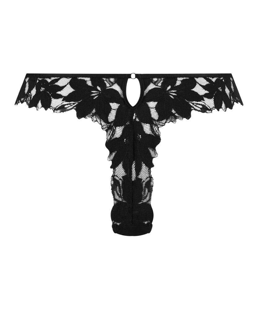 Hunkemöller Ingrid g-streng, sort - 300467 - CAVIAR - Caviar