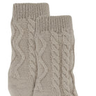Hunkemöller Cable Sock strømper, beige - 300734 - Oatmeal - Oatmeal