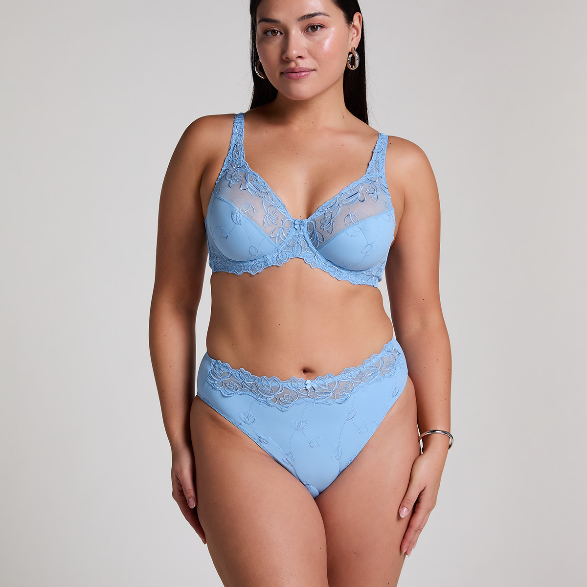 Hunkemöller Diva BH med bøjle, lyseblå - 301189 - Bel Air Blue - Bel Air Blue