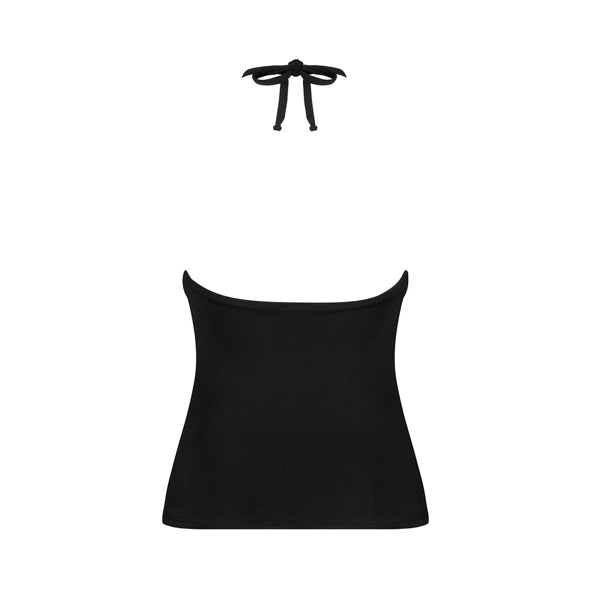 Hunkemöller Scallop Shaping tankinitop, sort - 301269 - Caviar - Caviar