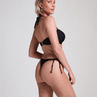 Hunkemöller Luna bikini top med bøjle, sort - 301361 - Caviar - Caviar