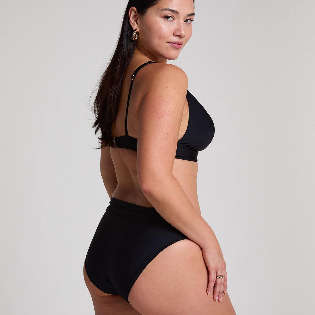 Hunkemöller Luna tai bikinitrusse, sort - 301365 - Caviar - Black