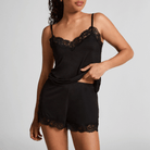 Hunkemöller pyjamas, sort - 301481 - Black - Black