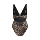 Hunkemöller Animalia badedragt uden bøjle, leopard - 301743 - Potting Soil - Potting Soil