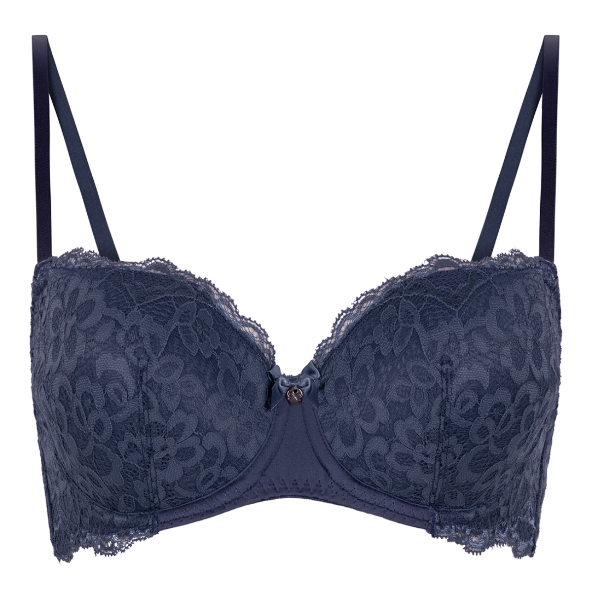 Hunkemöller Marine BH med bøjle, blå - 301942 - Blue Indigo - Blue Indigo