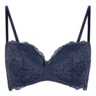 Hunkemöller Marine BH med bøjle, blå - 301942 - Blue Indigo - Blue Indigo