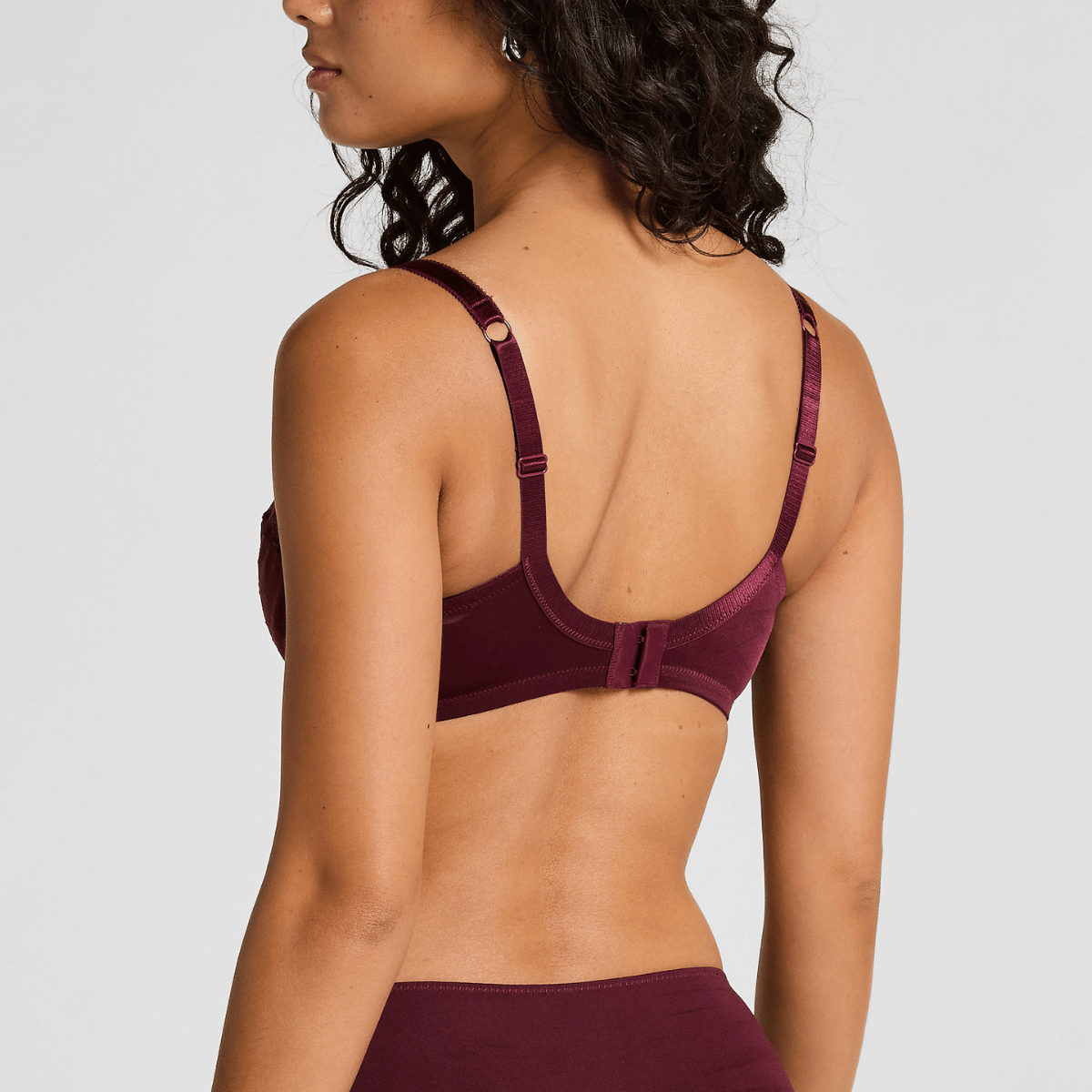 Hunkemöller Sophie BH med bøjle, bordeaux - 302347 - FIG - Fig