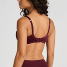 Hunkemöller Sophie BH med bøjle, bordeaux - 302347 - FIG - Fig