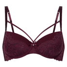 Hunkemöller Isadora BH med bøjle, rød - 302412 - ZINFANDEL - Zinfandel