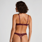 Hunkemöller Isadora BH med bøjle, rød - 302412 - ZINFANDEL - Zinfandel