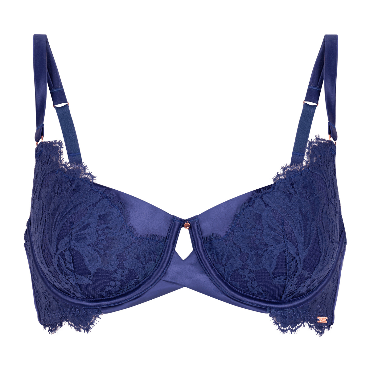 Hunkemöller Grace BH med bøjle, blå - 303118 - Twilight Blue - Twilight Blue