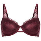 Hunkemöller Hollie BH med bøjle, bordeaux - 303227 - FIG - Fig