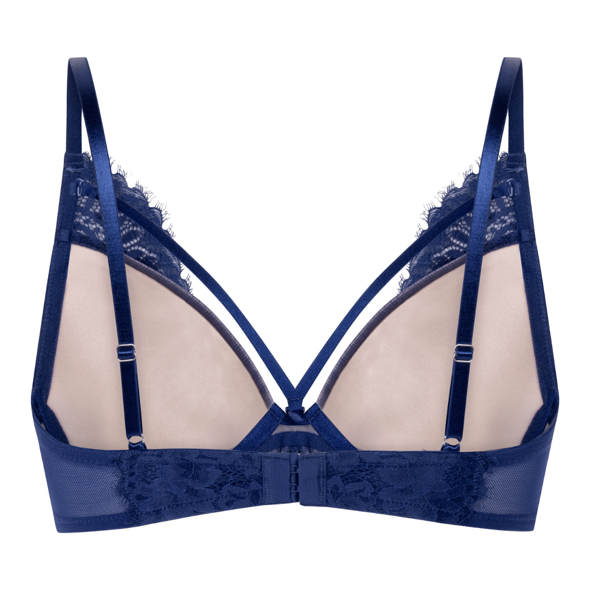 Hunkemöller Lou BH med bøjle, blå - 303233 - TWILIGHT BLUE - Twilight Blue
