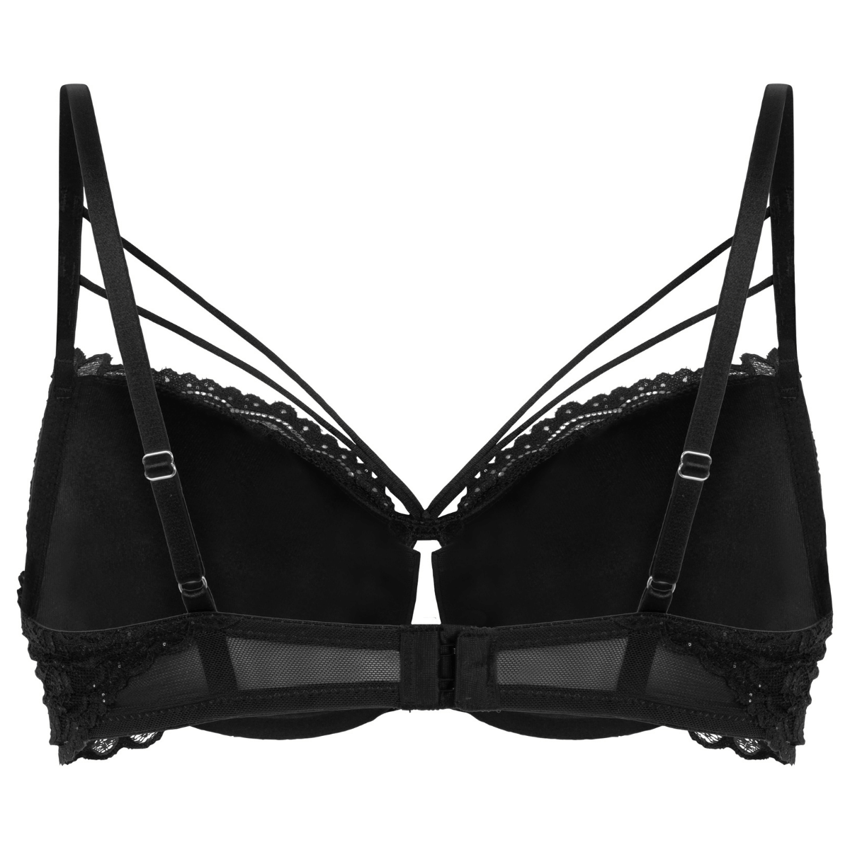 Hunkemöller Sabrina BH med bøjle, sort - 303261 - CAVIAR - Caviar