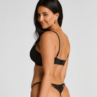 Hunkemöller Sabrina BH med bøjle, sort - 303261 - CAVIAR - Caviar
