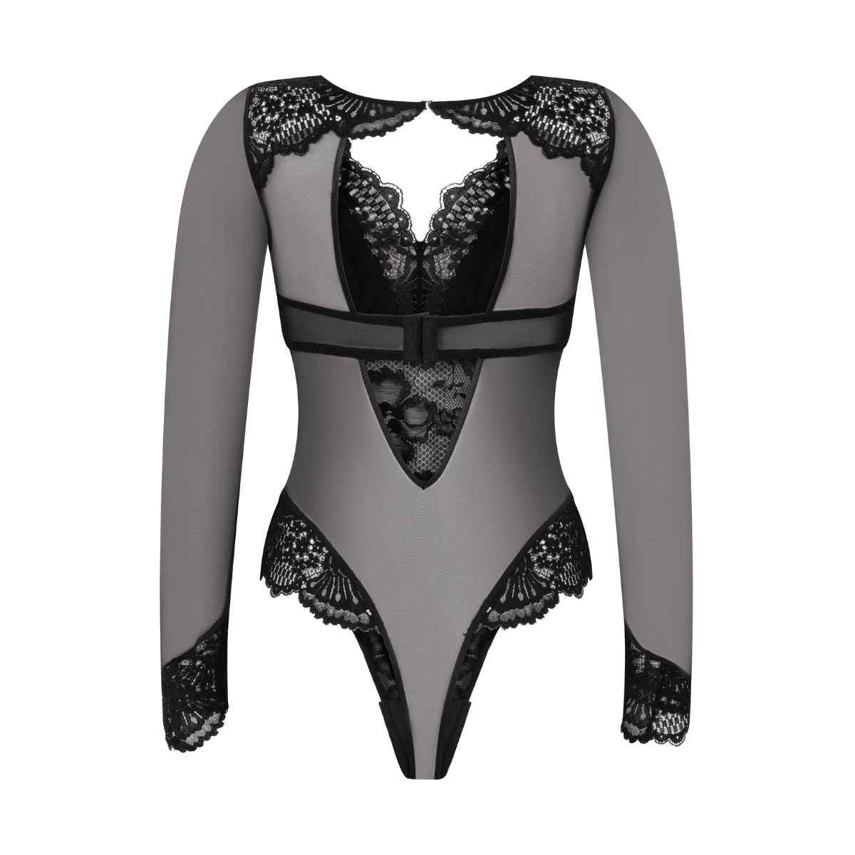 Hunkemöller Essie bodystocking, sort - 303333 - CAVIAR - Caviar