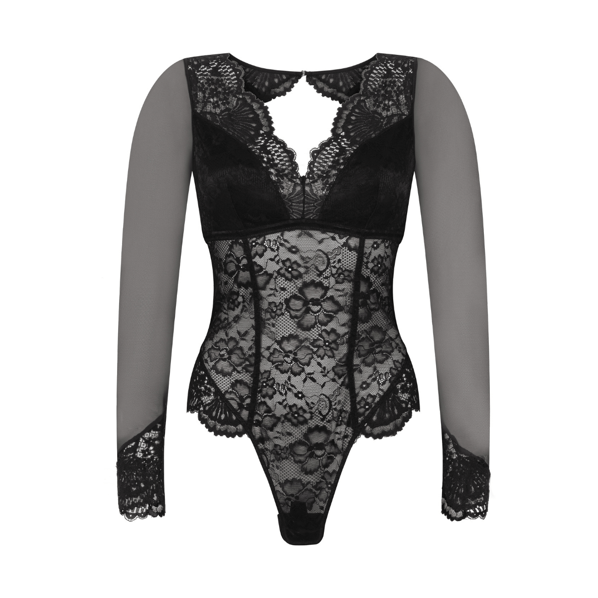 Hunkemöller Essie bodystocking, sort - 303333 - CAVIAR - Caviar
