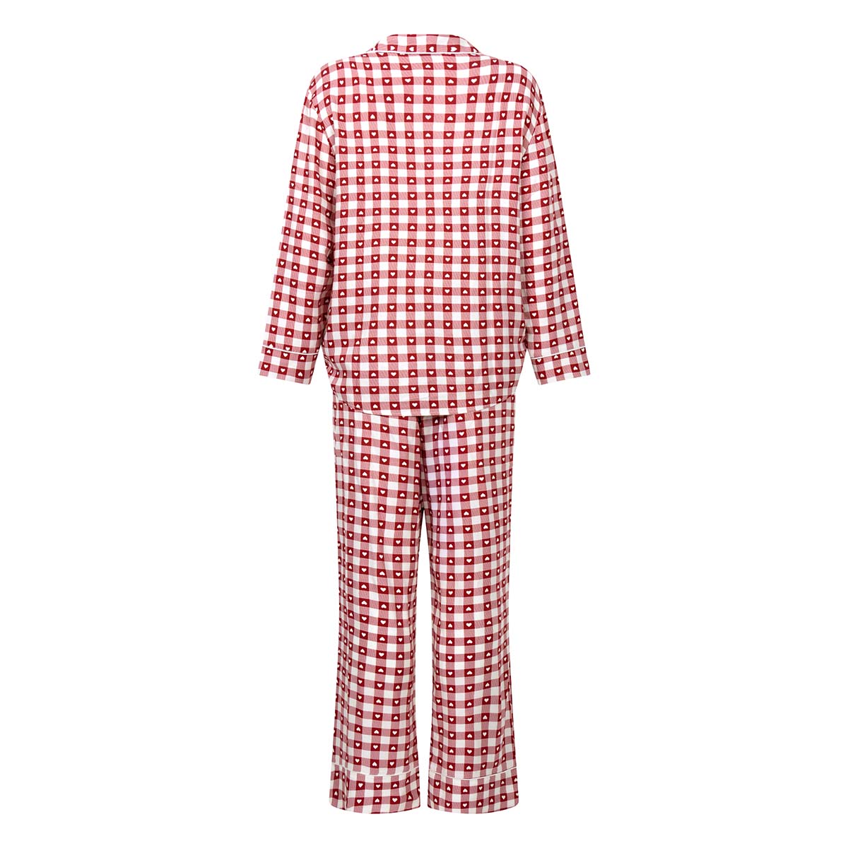 Hunkemöller pyjamas, multi - 303609 - RED DAHLIA - Red Dahlia