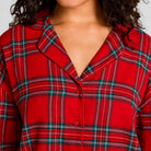 Hunkemöller natskjorte, rød - 303621 - SAVVY RED - Savvy Red