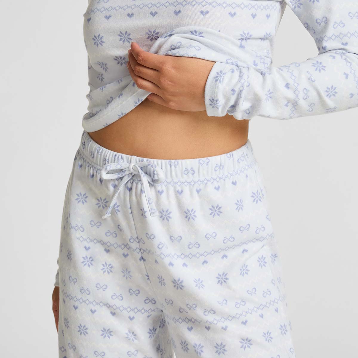 Hunkemöller pyjamas, blå - 303671 - BLUE HERON - Blue Heron