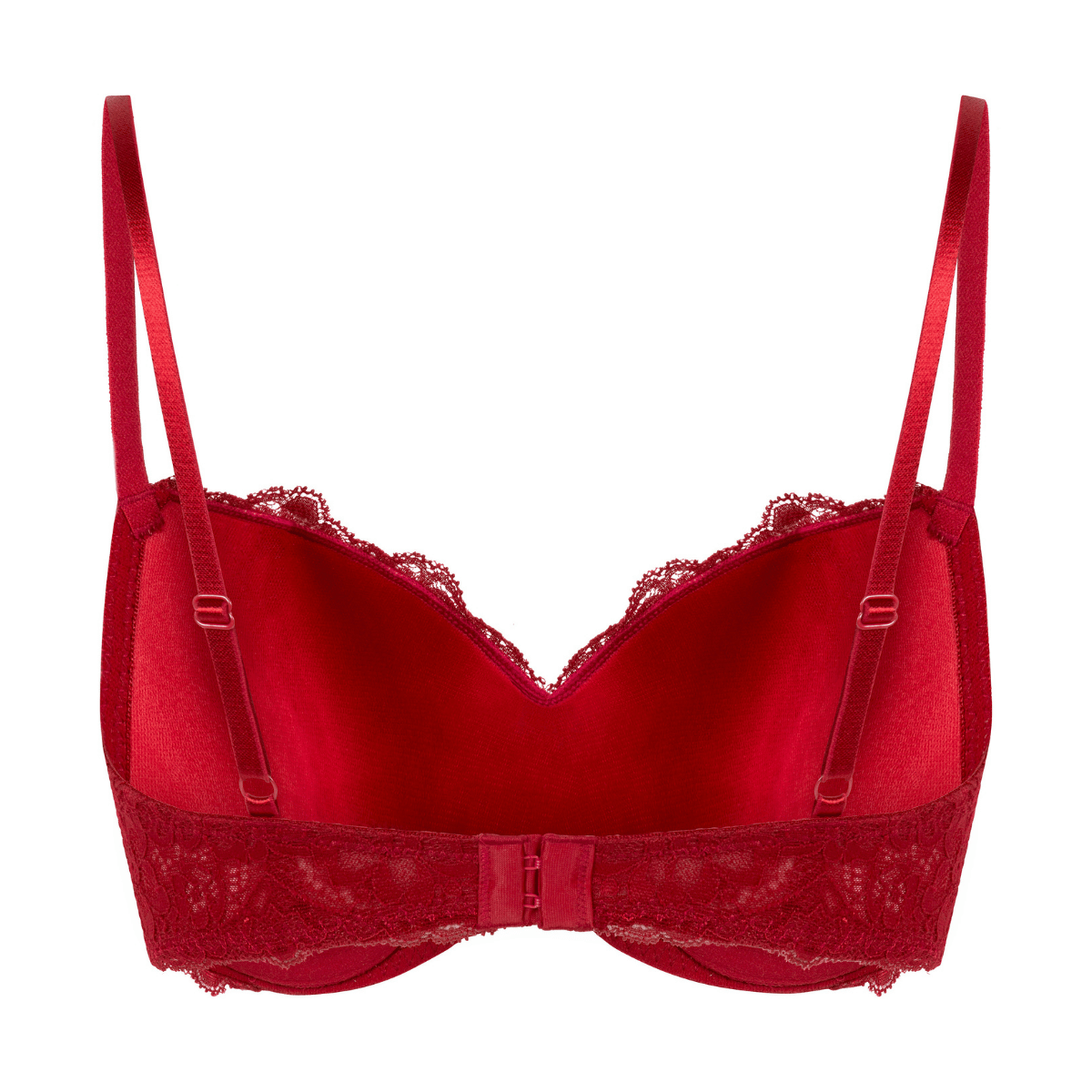 Hunkemöller Marine BH med bøjle, rød - 303713 - CHILI PEPPER - Chili Pepper