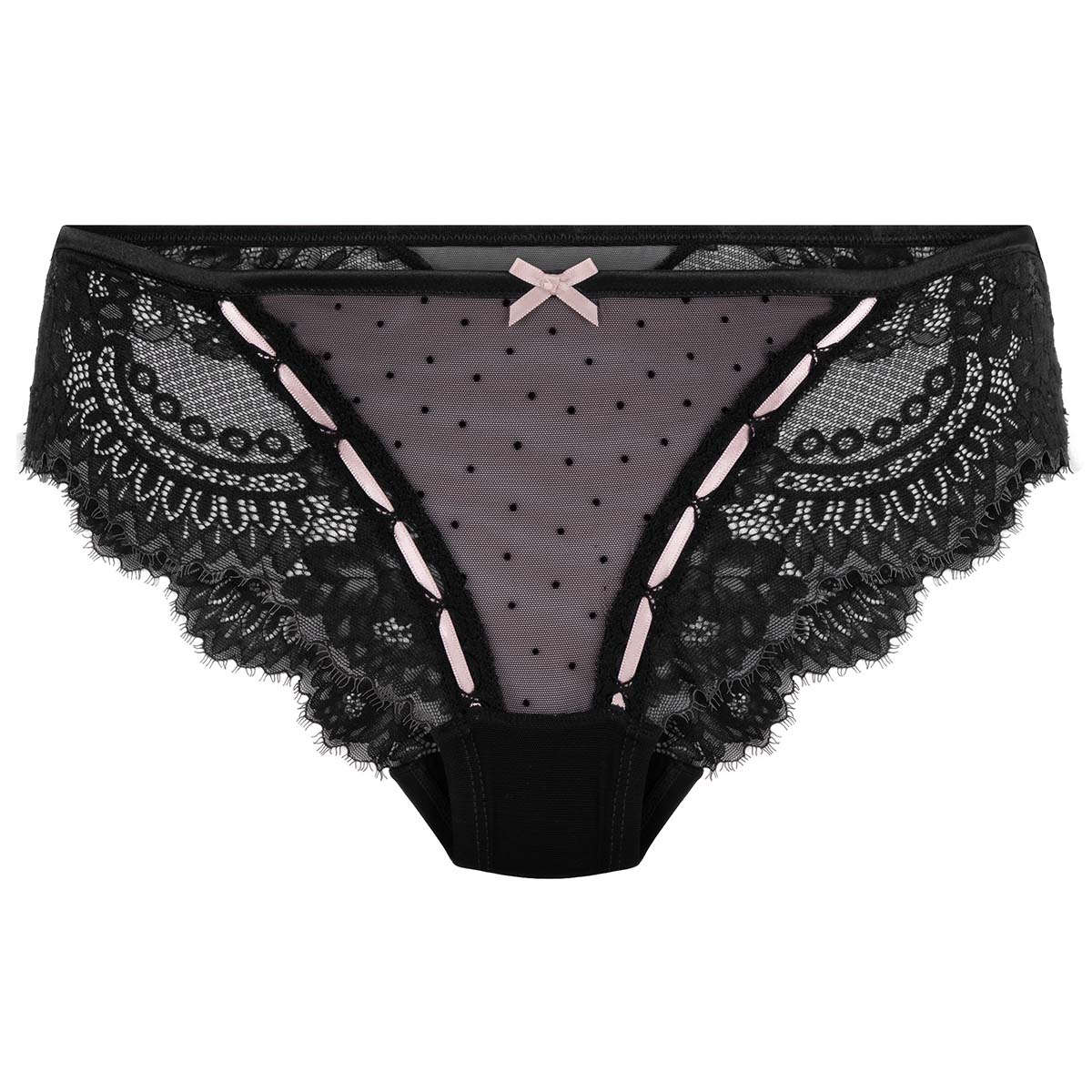 Hunkemöller Dorothy brazilian trusse, sort - 303923 - CAVIAR - Caviar