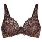 Hunkemöller Diva BH med bøjle, leopard - 304031 - COFFEE BEAN - Coffee Bean