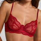 Hunkemöller Isabelle BH med bøjle, rød - 304076 - CHILI PEPPER - Chili Pepper