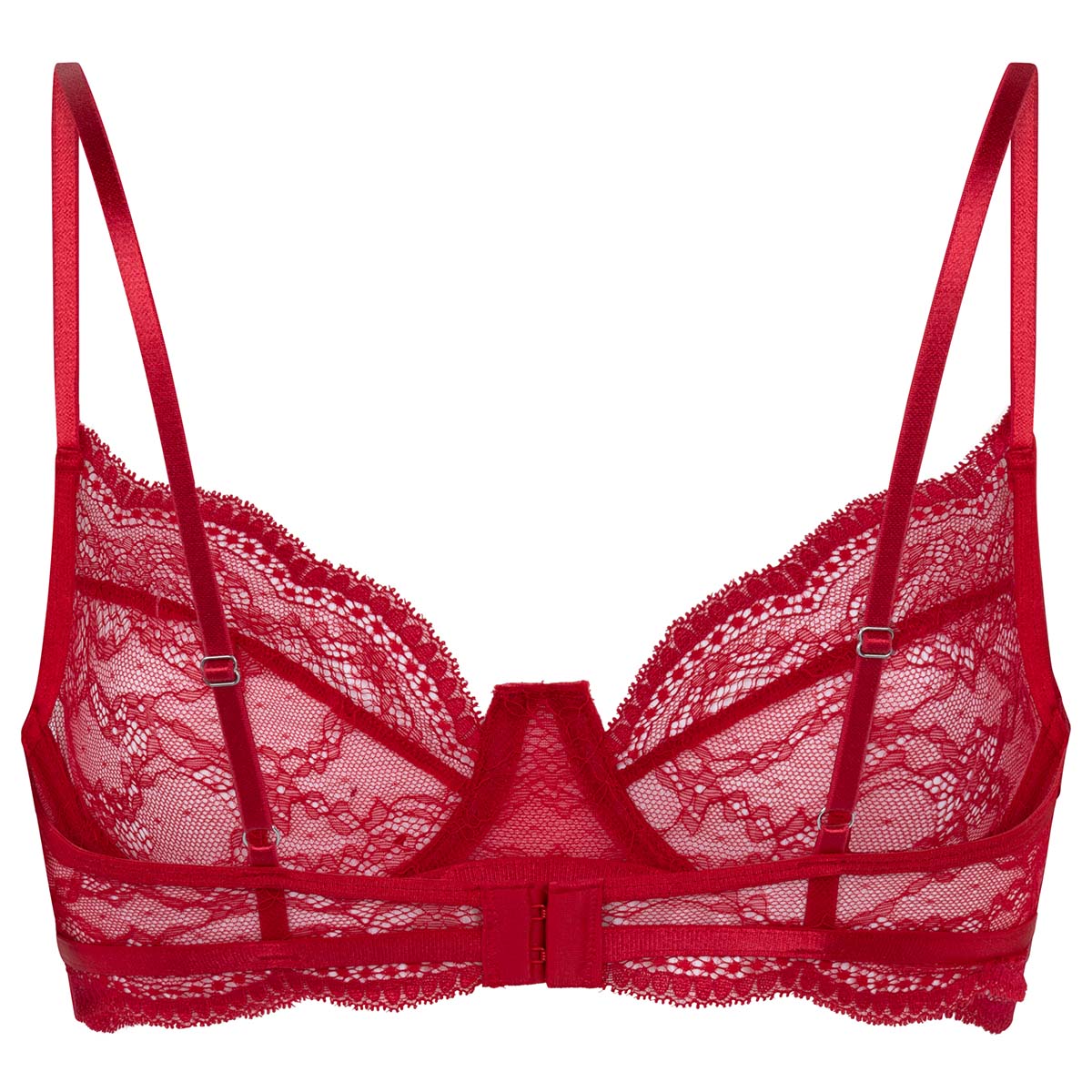 Hunkemöller Isabelle BH med bøjle, rød - 304076 - CHILI PEPPER - Chili Pepper