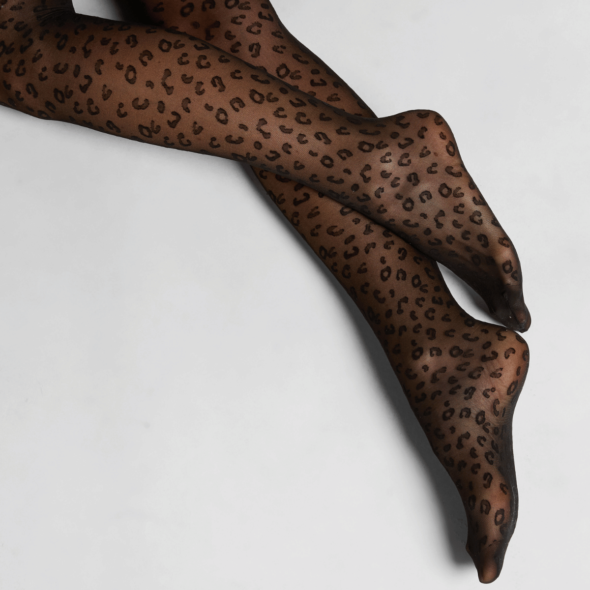 Hunkemöller 15 Denier strømpebukser, leopard - 304204 - BLACK - Black
