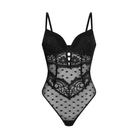 Hunkemöller Valora bodystocking, sort - 304324 - CAVIAR - Caviar