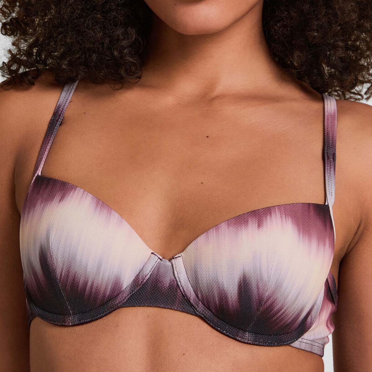 Hunkemöller Mauritius bikini top med bøjle, lilla - 304529 - FIG - Fig