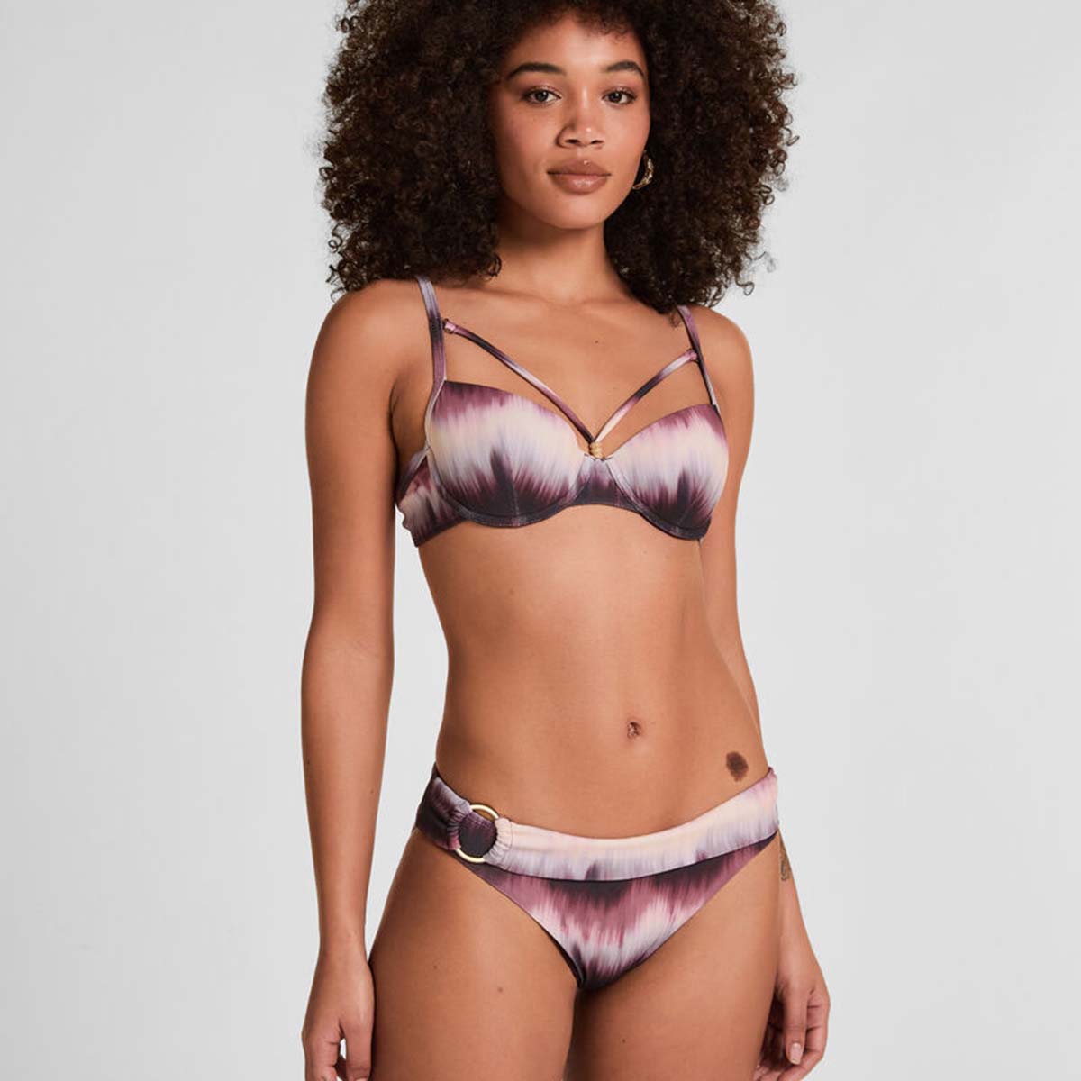 Hunkemöller Mauritius bikini top med bøjle, lilla - 304529 - FIG - Fig