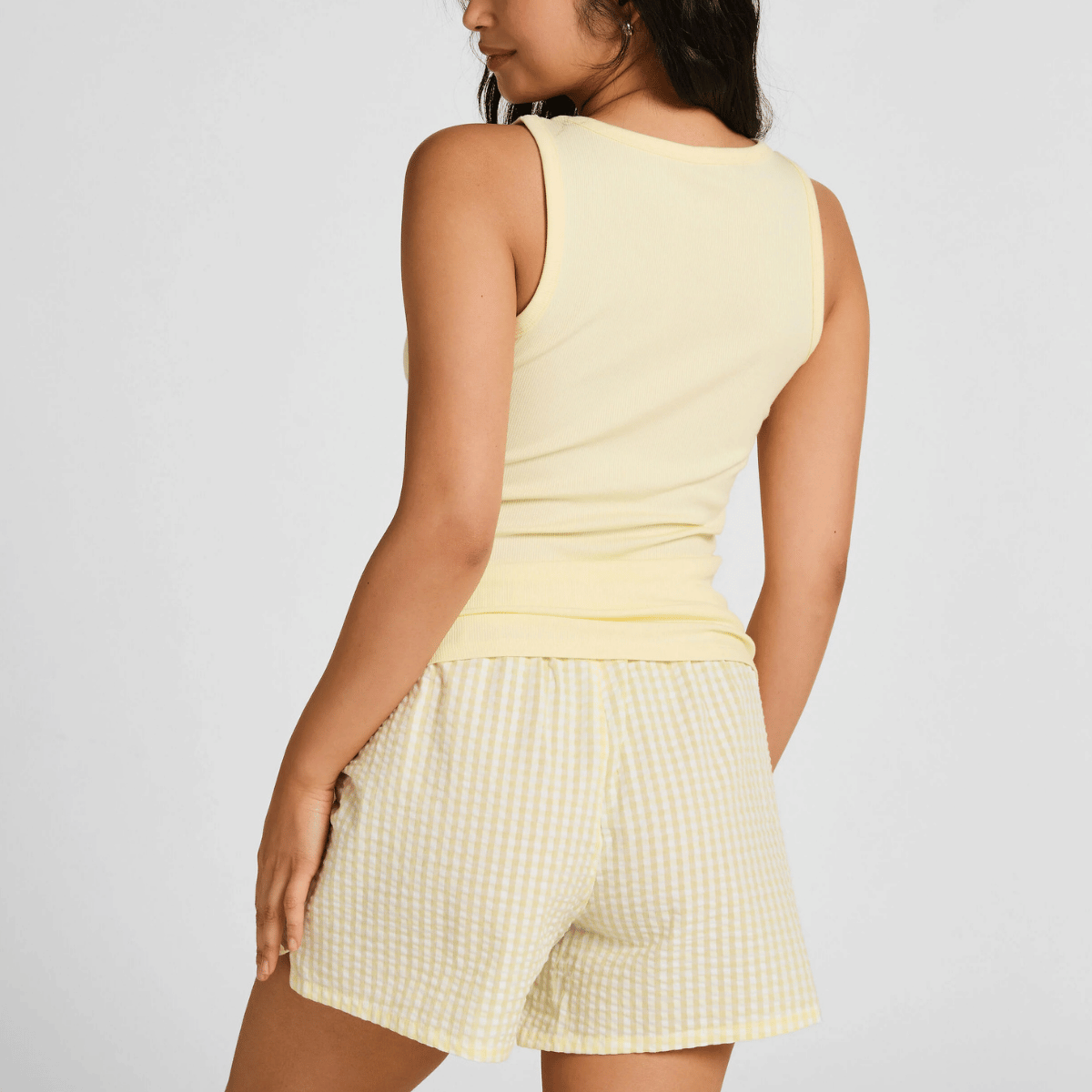 Hunkemöller shorts, gul - 304594 - ANISE FLOWER - Anise Flower