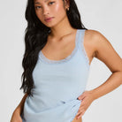 Hunkemöller top, lyseblå - 304698 - HKM BLUE - HKM Blue
