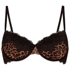 Hunkemöller Gabrielle BH med bøjle, leopard - 304853 - CAVIAR - Caviar