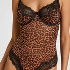 Hunkemöller Gabrielle bodystocking, leopard - 304856 - CAVIAR - Caviar