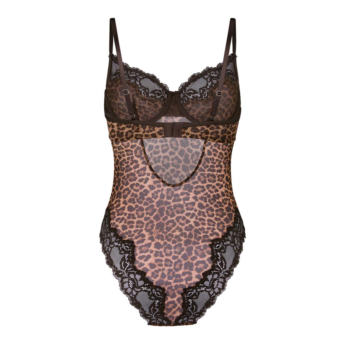 Hunkemöller Gabrielle bodystocking, leopard - 304856 - CAVIAR - Caviar